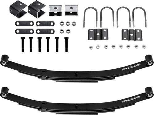 Leaf trailer axle suspension - 4-leaf,